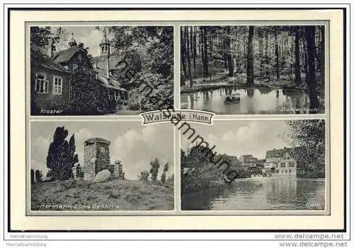 Walsrode - Mehrbild - Kloster - Kolk - Löns Denkmal - Bohlenbach