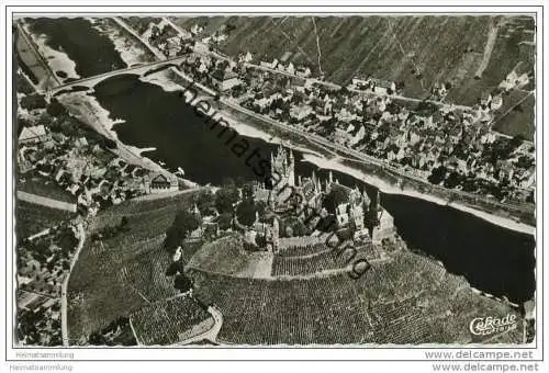 Cochem - Burg - Luftaufnahme - Foto-AK