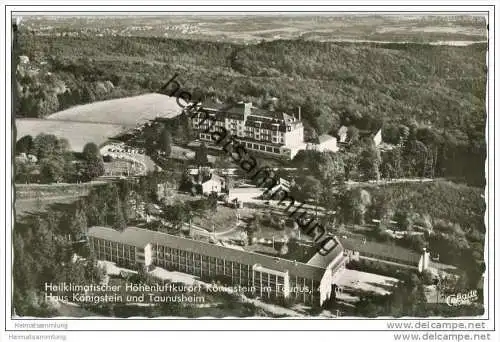 Königstein im Taunus - Taunusheim - Luftaufnahme - Foto-AK