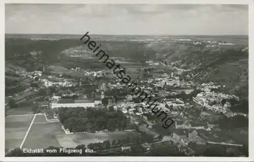 Eichstätt vom Flugzeug aus - Fliegeraufnahme - Foto-AK - verlag P. Seitz & M. Daentler Eichstätt