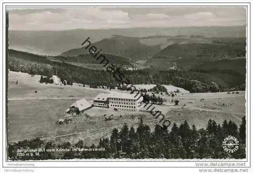 Kandel - Berghotel - Luftaufnahme - Foto-AK