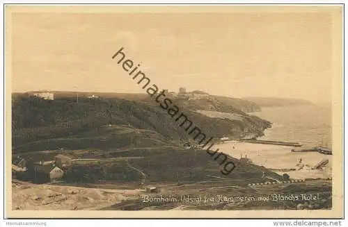 Bornholm - Udsigt fra Hammeren mod Blanchs Hotel - Verlag Frits Sorensen's Ronne ca. 1914