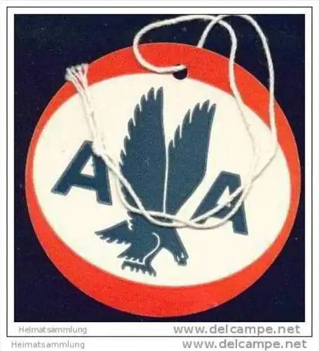 Baggage strap tag - AA American Airlines