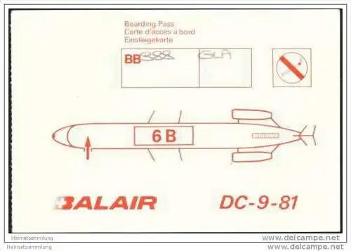 Boarding Pass - Balair