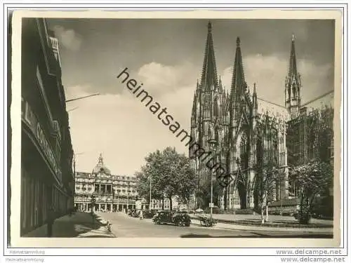 Hansestadt Köln - Dom - Foto-AK Grossformat 30er Jahre