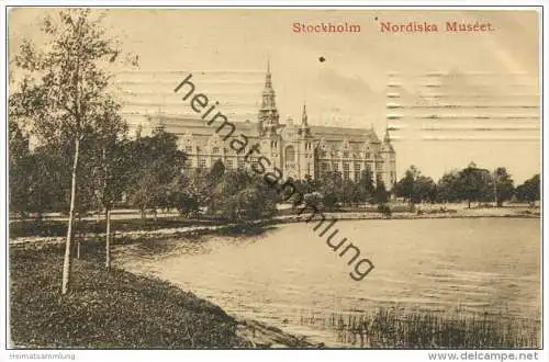 Stockholm - Nordiska Muséet gel. 1910