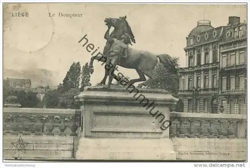 Liege - Le Dompteur - Feldpost gel. 1915