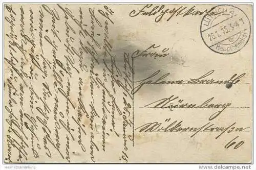 Liege - Le Dompteur - Feldpost gel. 1915