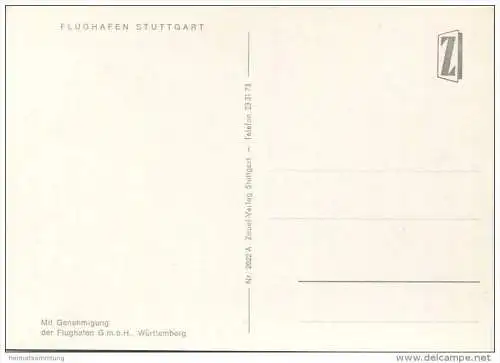 Stuttgart - Flughafen - Foto-AK Grossformat - Zobel-Verlag Stuttgart