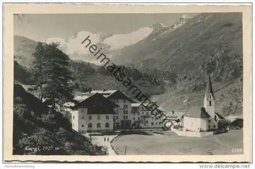 Gurgl - Foto-AK - Verlag Much Innsbruck 40er Jahre