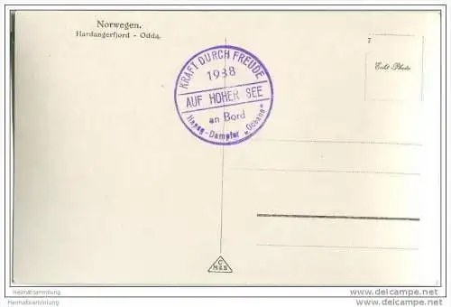 Odda - Hardangerfjord - Foto-AK