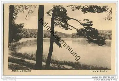 Berlin-Grunewald - Kumme Lanke - AK ca. 1930