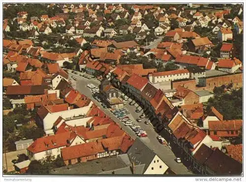 Herzberg - Blick zum Markt - Luftaufnahme - AK Grossformat - Verlag Schöning &amp; Co. Lübeck