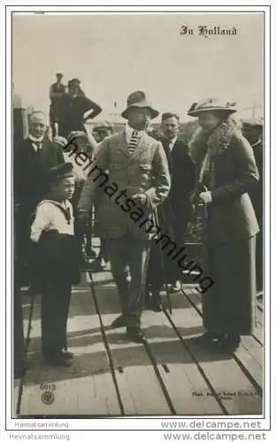 Kronprinzenpaar in Holland - Phot. August Scherl GmbH Berlin