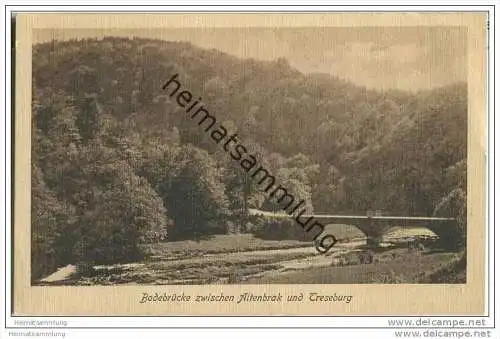 Bodebrücke zwischen Altenbrak und Treseburg