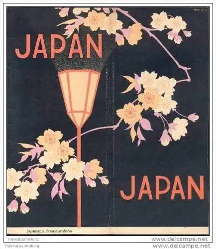 Japan 1935 - 20 Seiten mit 24 Abbildungen - Herausgeber Japanische Staatseisenbahn