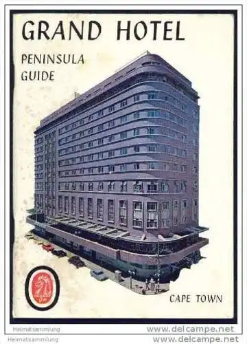 Cape Town - Grand Hotel Peninsula Guide 60er Jahre - 40 Seiten mit 3 Abbildungen - in englischer Sprache