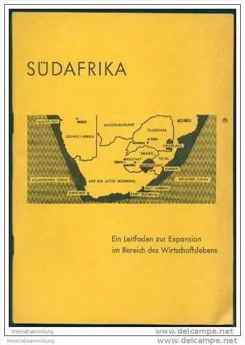 Südafrika - Ein Leitfaden zur Expansion im Bereich des Wirtschaftslebens 1960 - 52 Seiten Wirtschaftsdaten