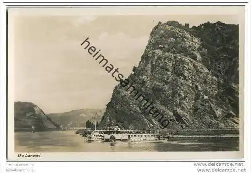 Loreley - Rheinschiff - Foto-AK