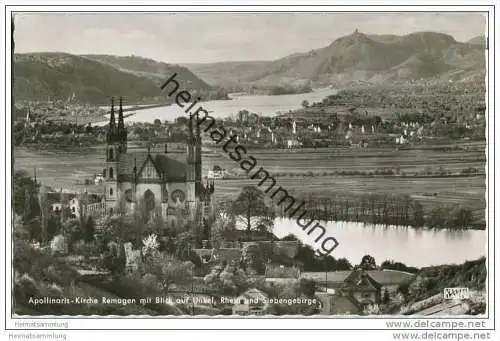 Remagen - Apollinariskirche - Unkel - Foto-AK