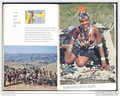 South Africa 1955 - 40 Seiten mit 34 Abbildungen - in englischer Sprache