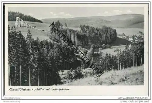Altenau - Schultal - Sprungschanze - Foto-AK