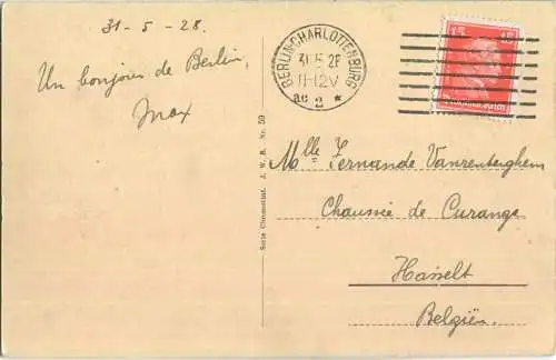 Berlin - Kaiser Wilhelm-Gedächtnis-Kirche - Verlag J. W. B.