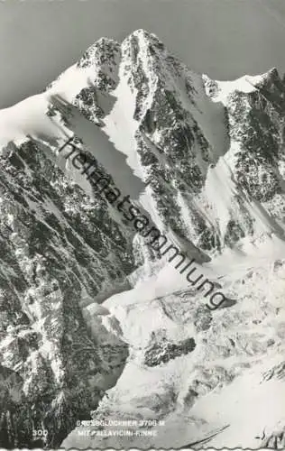 Grossglockner - Pallavicini-Rinne - Foto-AK - Verlag Glocknerwirt Heiligenblut