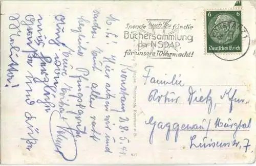 Konstanz - Hotel Krone Restaurant Innenansicht - Foto-Ansichtskarte - Verlag Th. Vogler Konstanz