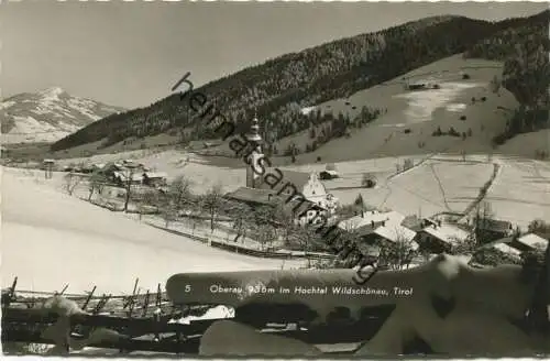 Oberau im Hochtal Wildschönau -Foto-AK - Verlag Foto Rhomberg Dornbirn gel. 1965