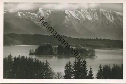 Staffelsee bei Murnau - Foto-AK - Verlag Schöning & Co. Lübeck