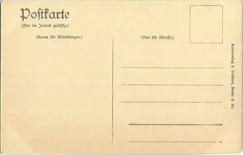 Jagdschloss Grunewald - Hof mit Jagdgruppe von Pierson - Verlag J. Goldiner Berlin ca. 1910