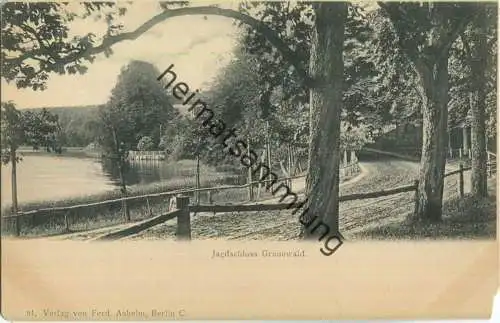 Jagdschloss Grunewald - Verlag Ferd. Ashelm Berlin ca. 1900