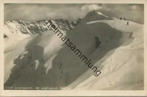 Jungfraubahn - Am Jungfraujoch - Foto-AK - Verlag Wehrli Kilchberg