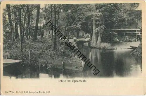 Lehde im Spreewald - Verlag S. & G. Saulsohn Berlin ca. 1900