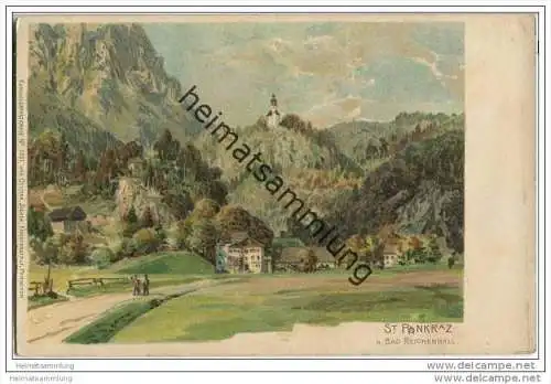 Wallfahrtskirche St. Pankraz - Pankrazfelsen - Karlstein bei Bad Reichenhall