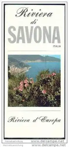 Riviera di Savona - Faltblatt mit 20 Abbildungen