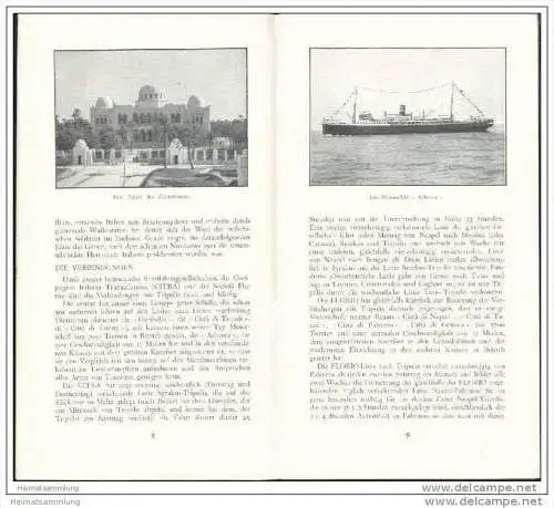 Libyen - Tripoli 30er Jahre - Tripolis 28 Seiten mit 22 Abbildungen - Stadtplan