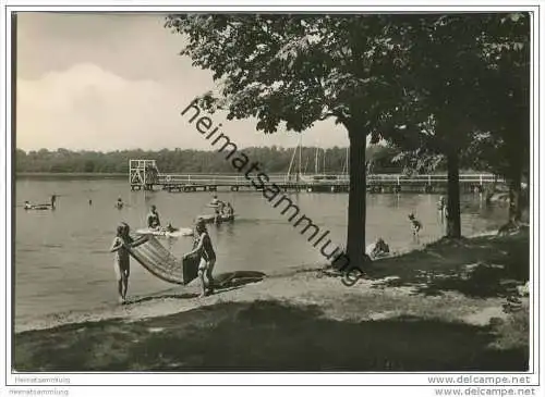 Lindow / Mark - Gudelacksee - Badestelle - Foto-AK Grossformat