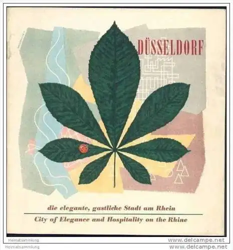 Düsseldorf 50er Jahre - 52 Seiten mit 42 Abbildungen und Illustrationen von Wolf Dieter Zimmermann