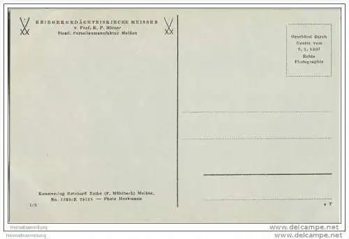 Meissen - Kriegergedächtniskirche - Porzelanmanufaktur - No. 1290/R 29185