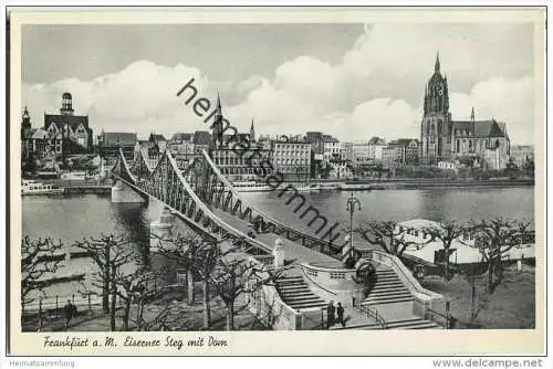 Frankfurt a. M. - Eisener Steg - Dom