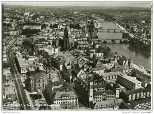 Frankfurt a. M. - Dom - Paulskirche - Foto-AK 50er Jahre