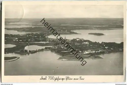 Plön - Luftaufnahme - Foto-AK - Verlag F. Henning Plön