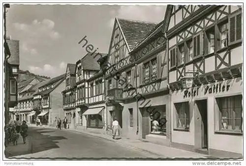 Ahrweiler - Ahrhutstrasse - Foto-AK - Cramers Kunstanstalt Dortmund - gel. 1958