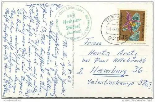 Samerberg - Steinkirchen mit Blick auf das Inntaler Hochgebirge - Foto-AK - Verlag J. Maier Frasdorf gel. 1963