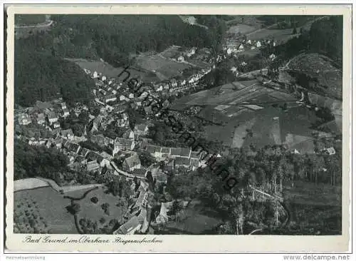 Bad Grund - Fliegeraufnahme - Foto-AK