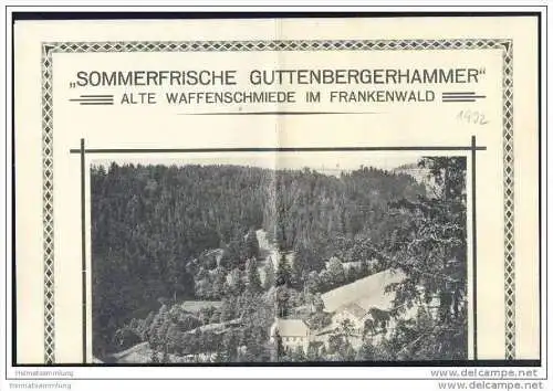 Guttenberg - Guttenbergerhammer 30er Jahre - DIN-A4 Blatt mit 1 Abbildung