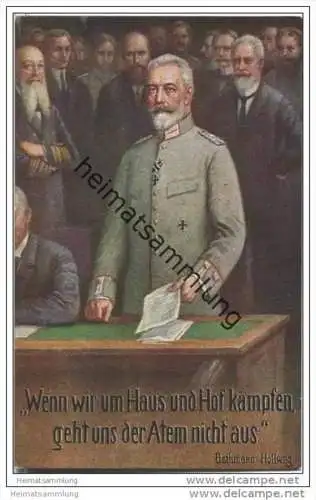 Reichskanzler von Bethmann-Hollweg