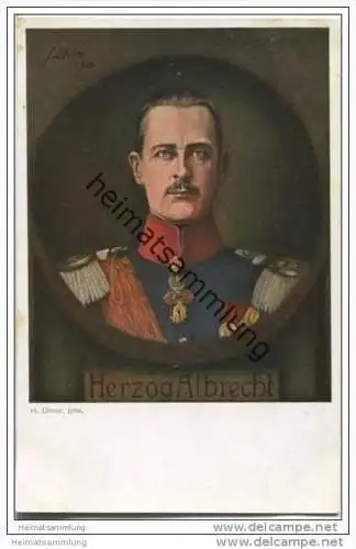 Herzog Albrecht - signiert H. Ulmer